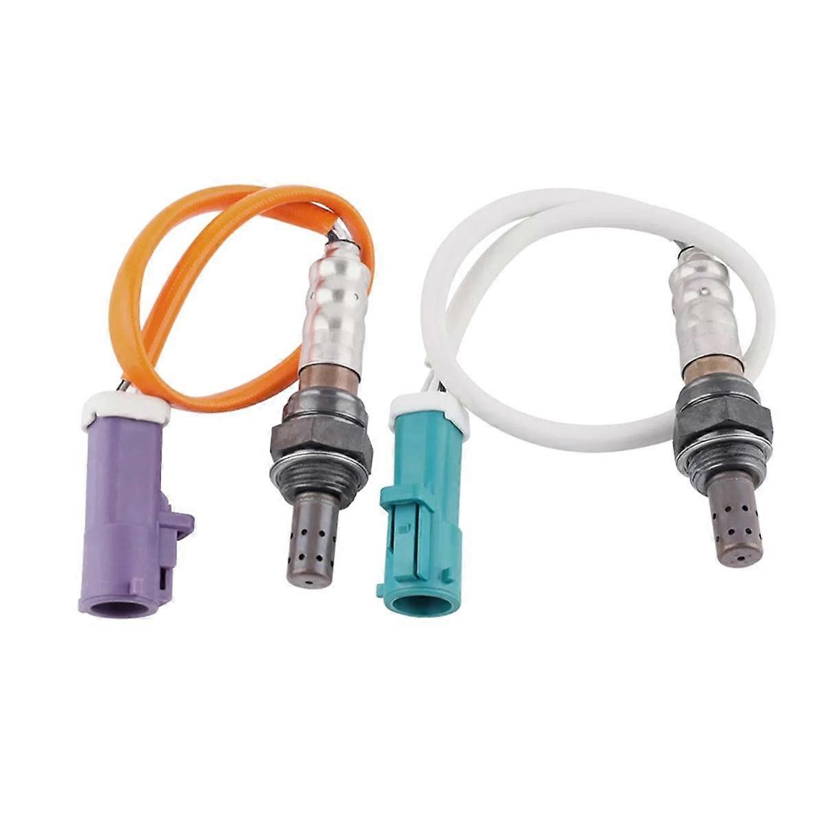 Oxygen Sensor for Fiesta 1.6L 2011-2019 2Pcs Upstream Downstream 4Wires Front Rear 234-4493 234-4555