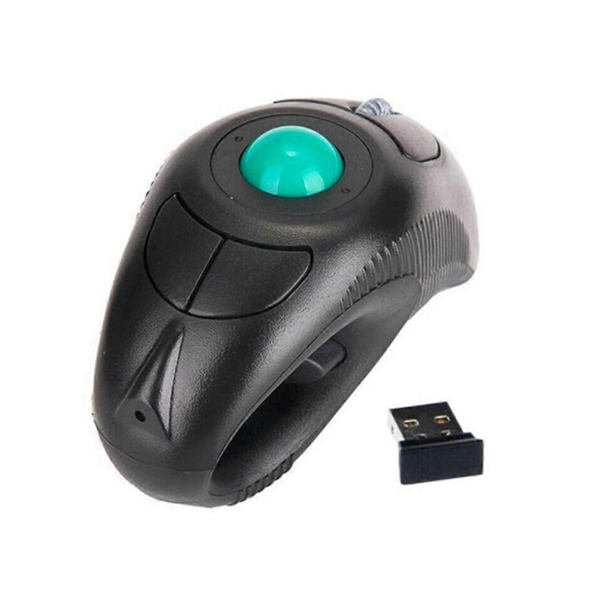 2.4G Wireless Air Mouse Ergonomic Trackball Handheld Finger USB Mouse USB Optical Trackball Mice