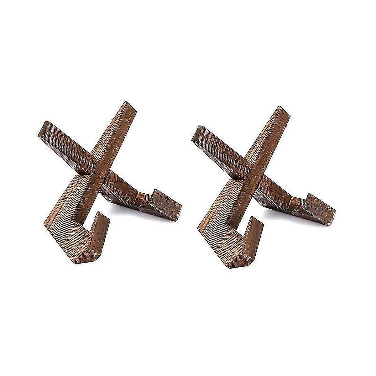 Wooden Display Stand, Plate Holder Cookbook Stand Picture Frame Stand Rustic Book Stand Kitchen Cou