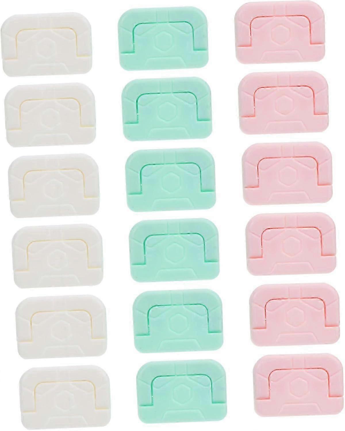 18pcs שקע מגן שקע ציוד מגן כובעי שקע כיסויי שקע חשמל שקע שקע מגן אביזרים תקע שקע לתינוקות פקקי שקע ABS A