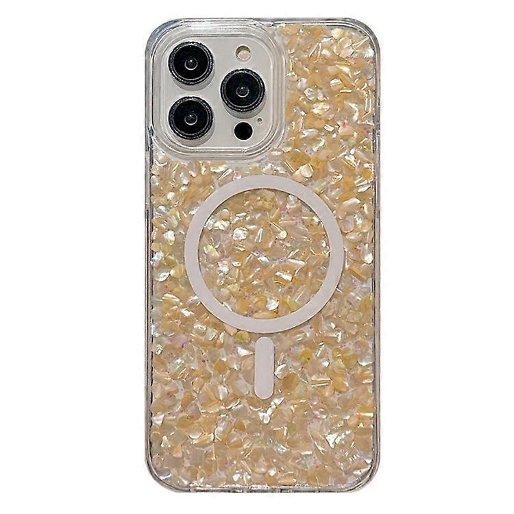 Compatible For iPhone 16 Pro Max Case Compatible with MagSafe Epoxy Marble Texture Shockproof Phone Cover