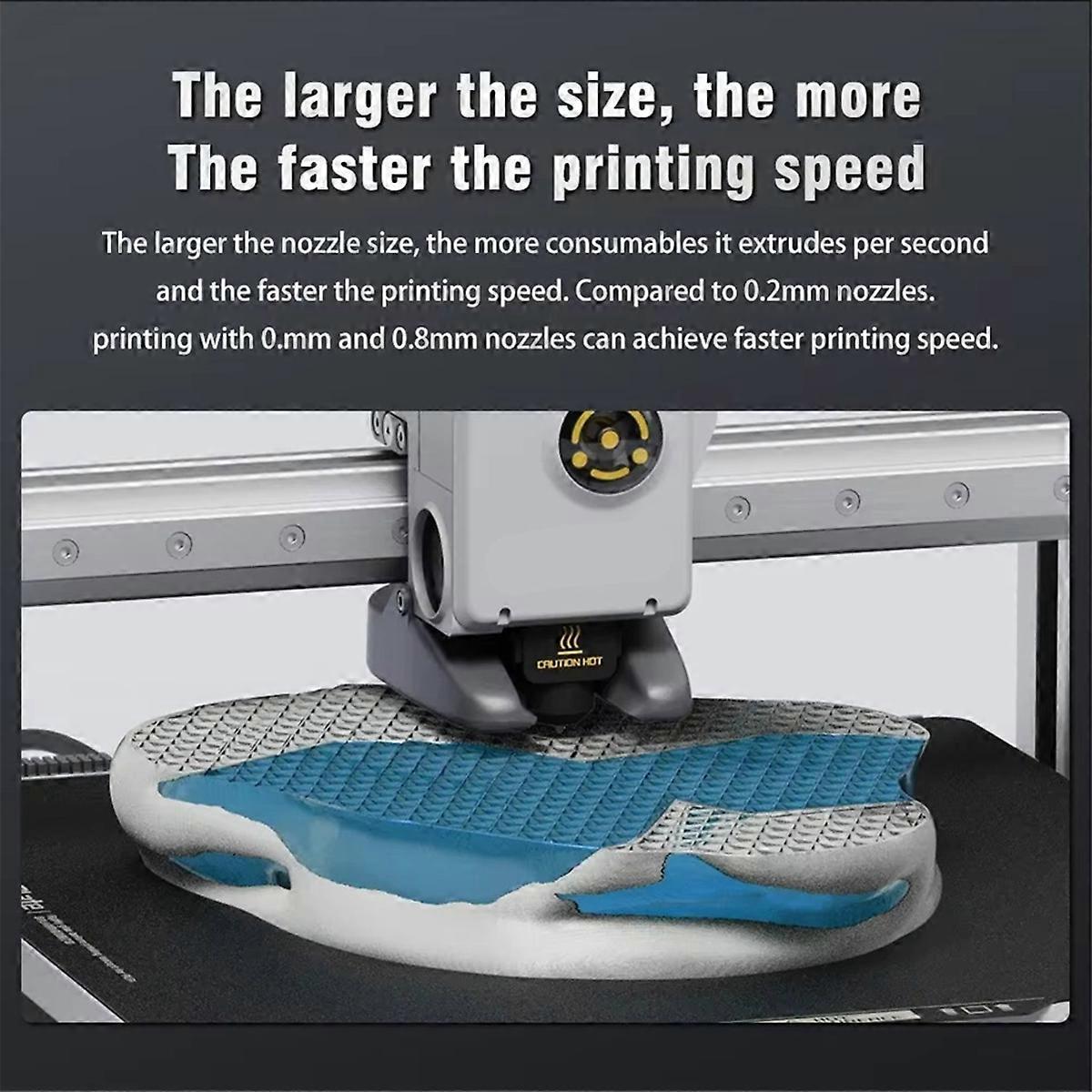 طقم Hotend ل A1 / A1 Mini مع 0.2 / 0.4 / 0.6 / 0.8mm مقوى الصلب فوهة غطاء سيليكون Hotend