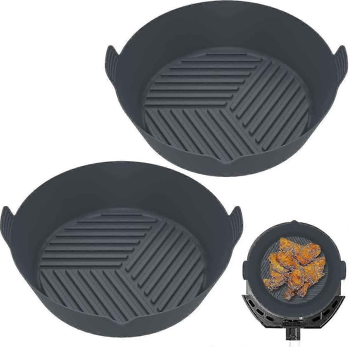 Silicone Pot With Handle Reusable Air Fryer