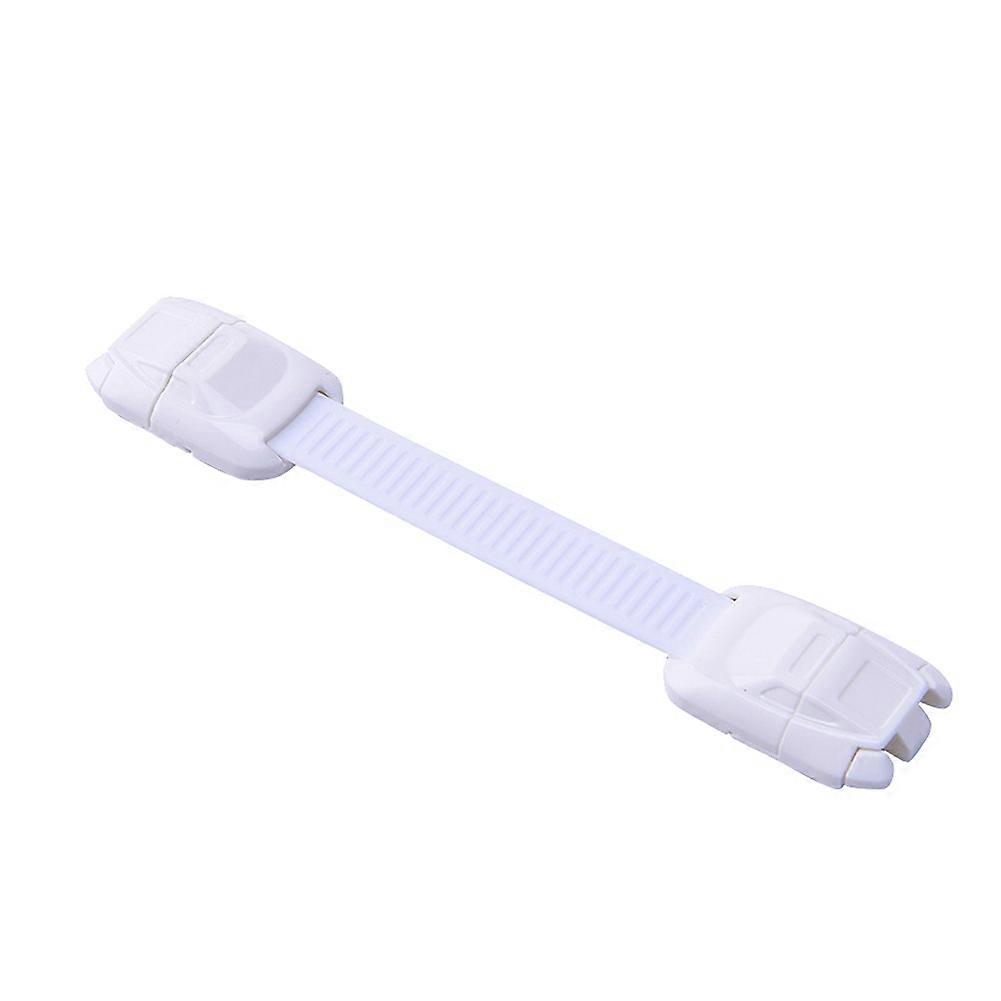 Multi-Function Two-Button Baby Safe Anti-Pinch Security Lock (White)