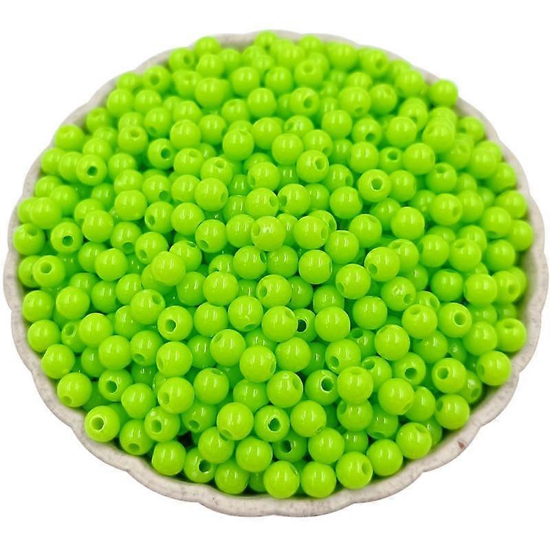 Creative Necklace Bracelet Round Loose Beads Jewelry Making Mini beads 200Pcs 4mm DIY For Solid Color Pendant Small beads