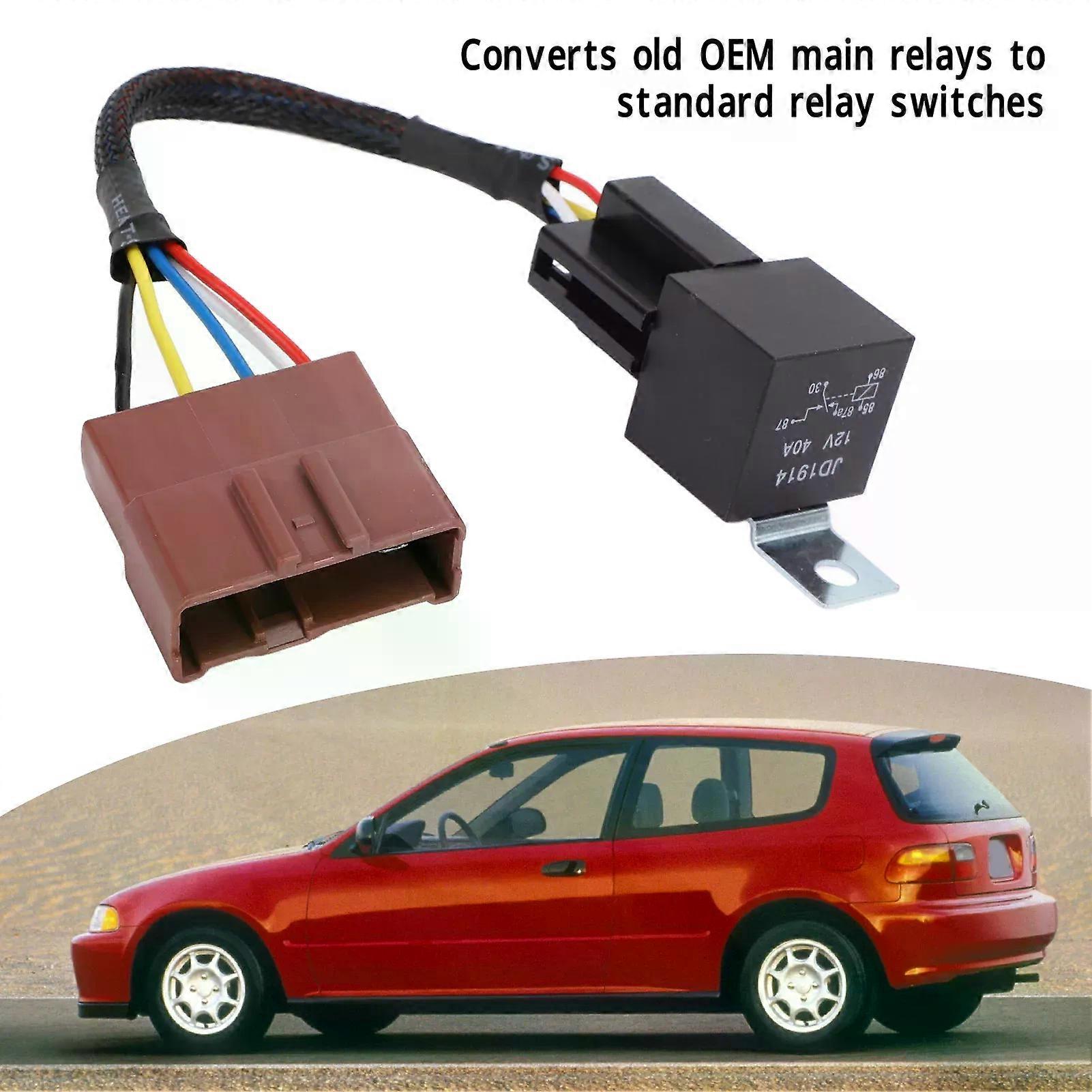 Main Relay Conversion Kit Plug And Play OEM Main Relay Conversion Harness For Civic 19922001
