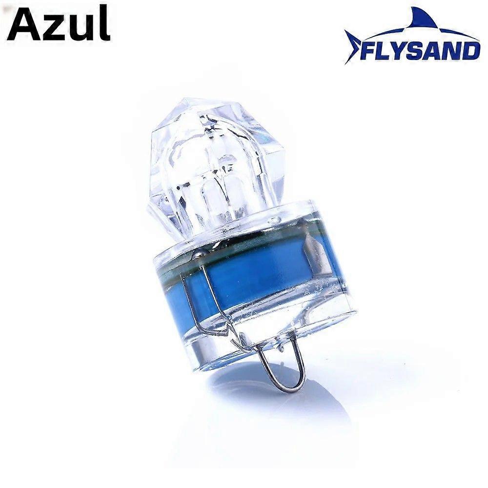 FLYSAND LED Fishing Lamp Diamond Shape Flashing Light Attracting Squid Fishing Tools Plastic Material