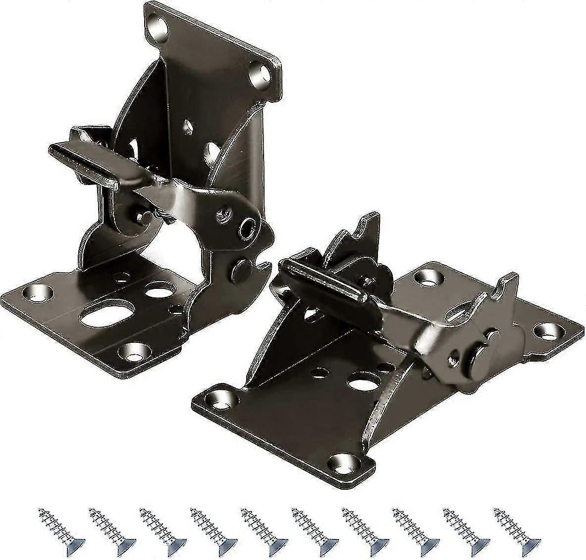 2 Pcs 90-180 Folding Bracket Self-lock Extension Table Bracket Hinge Metal Drop Leaf Supports For Table Leaf Foldable Dining Tables Computer Desk Kitc