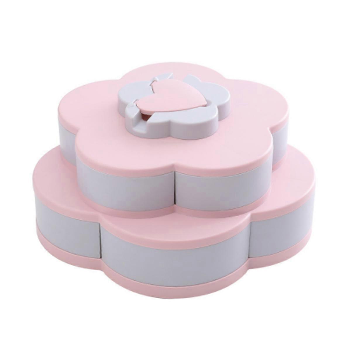 Boîte de rangement pour collations-rose