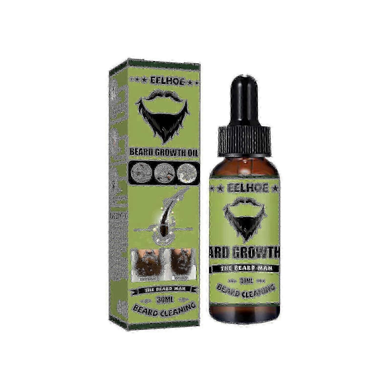 Essência de Cuidados com a Barba Crescimento da Barba Nutrição Cuidados com a Barba Seca e Frizz Essência S -