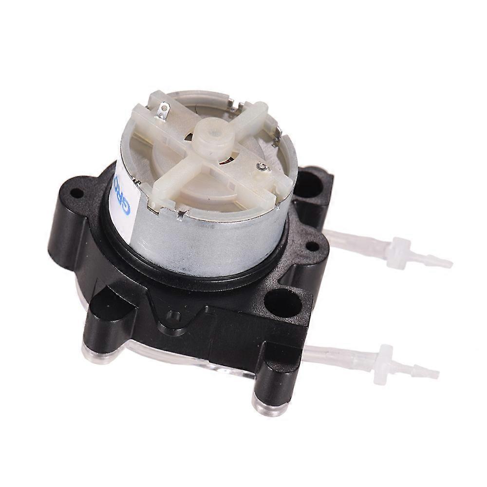 DC 6V DIY Dosing Pump Mini Peristaltic Dosing Head Self-Priming Function Large Flow 23ml/min for Aqu