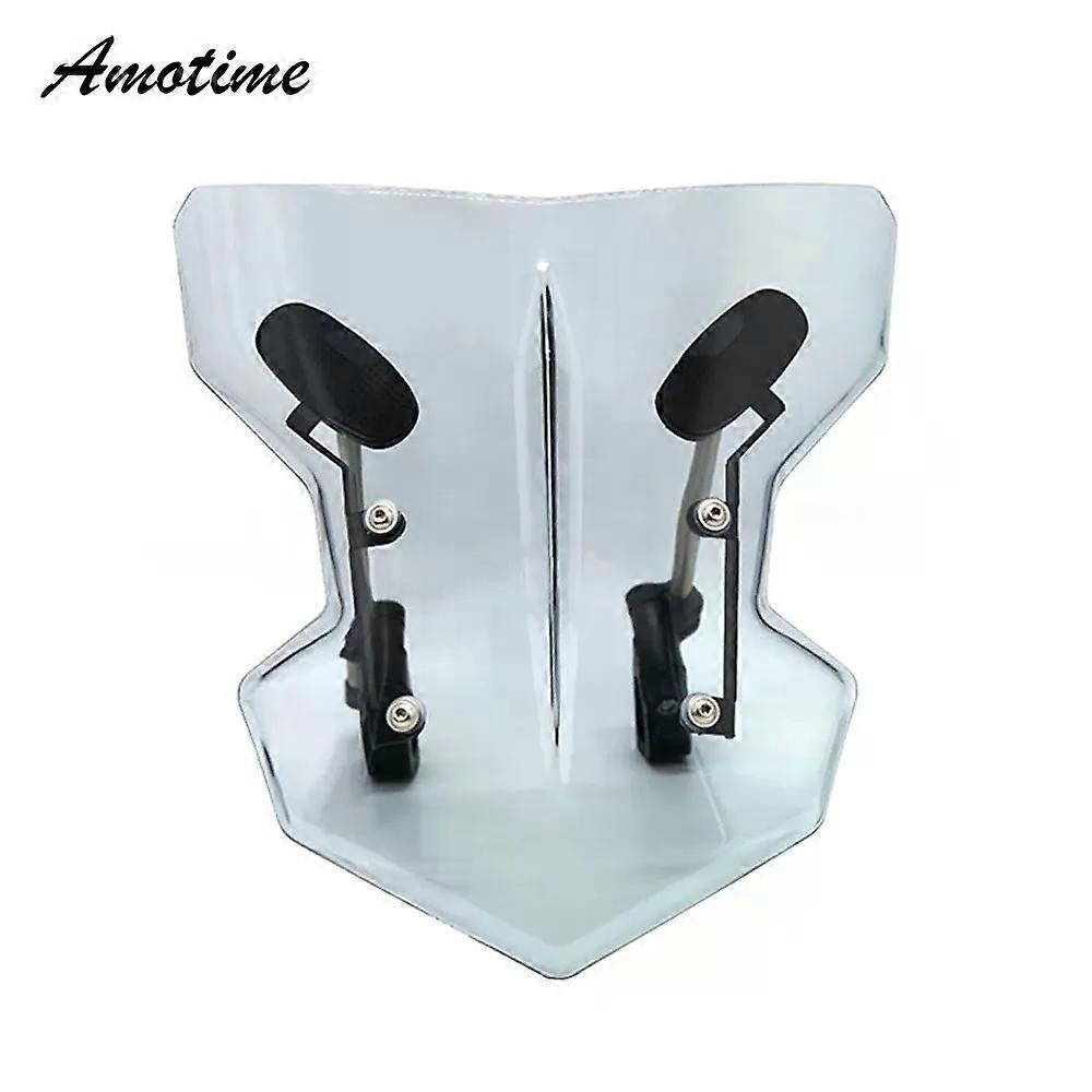 Motorcycle Windscreen Windshield Universal compatible for MT07 MT03  FZ1N FZ6N FZ8N compatible for CB650F compatible forDuke 690 compatible for CB650F