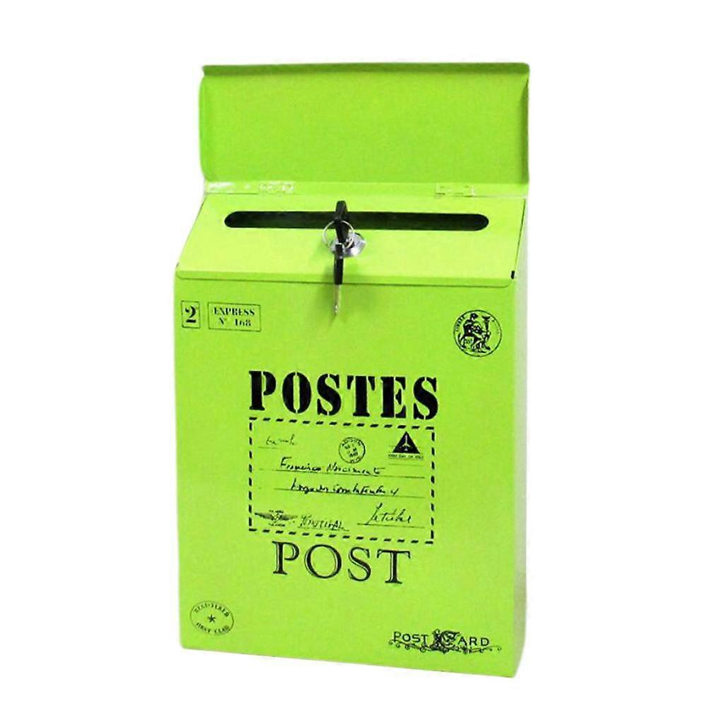 Creatieve ijzeren post/brief/post/krant houder doos