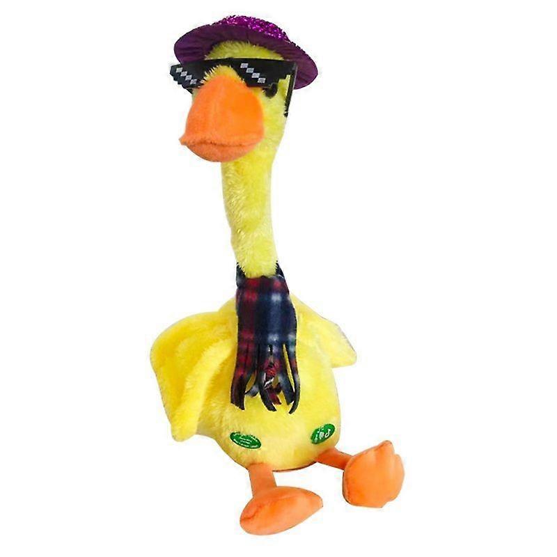 2023 New Toys, Dancing Duck, Talking Duck Toy, Repeats What You Say Duck(Upgraded Usb Charging)