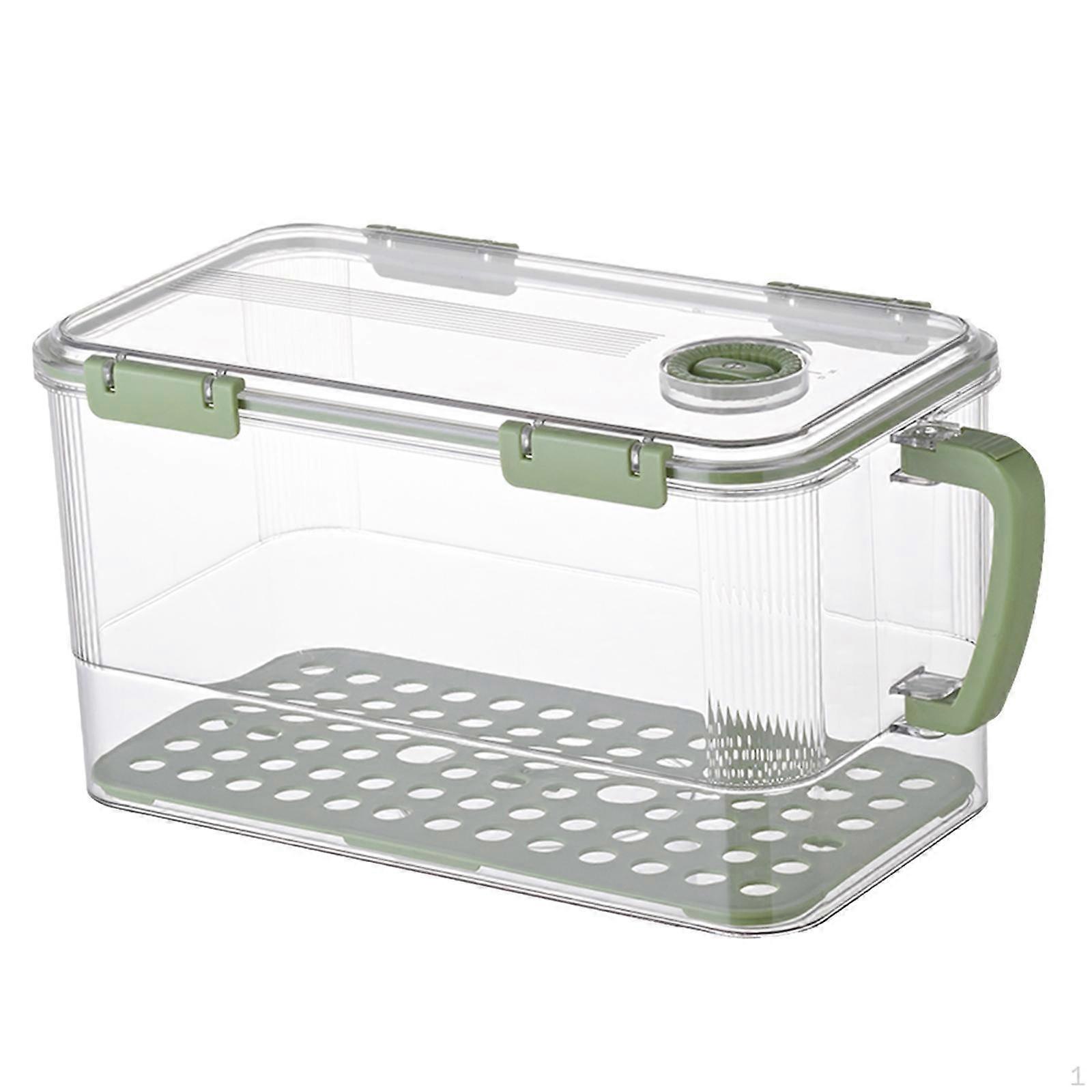 Fridge Organizer Fruit Storage Container Multipurpose Pantry Bin for Kitchen
