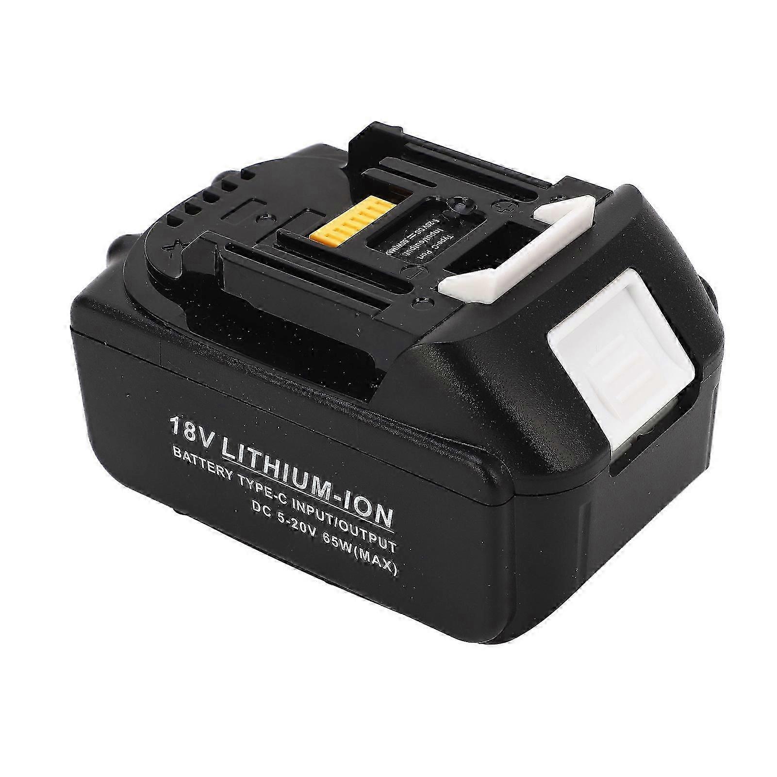 18V Lithium Battery Type C LED Power Indicator Lithium Ion Battery for BL1830 BL1840 BL1850 BL1860 4.0Ah