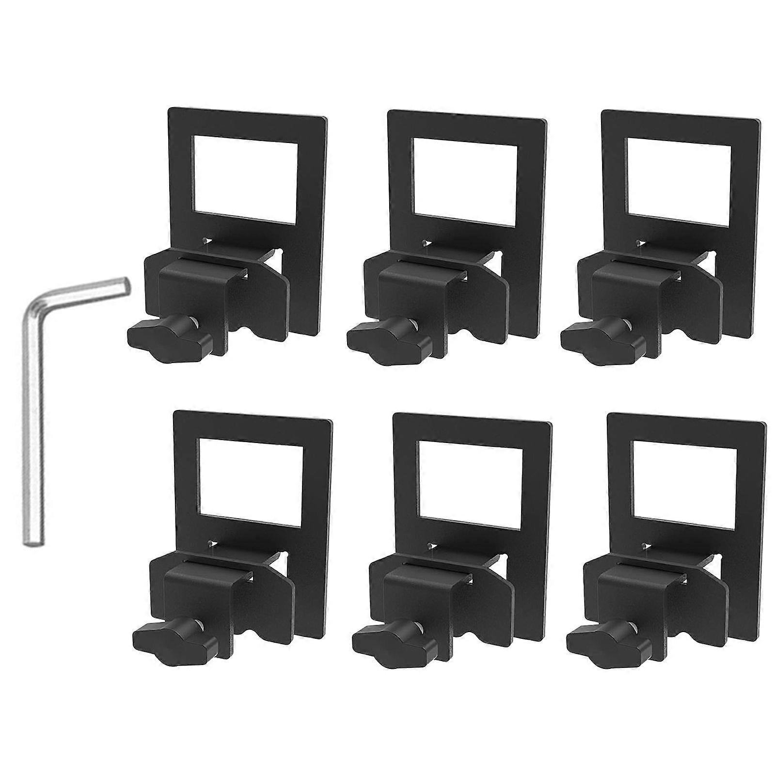 6Pcs Non-Slip Mattress Gaskets Adjustable Metal Mattress Slide Stopper Keep Mattress from Sliding Mattress Holder in Place Gripper Baffle for Metal Be