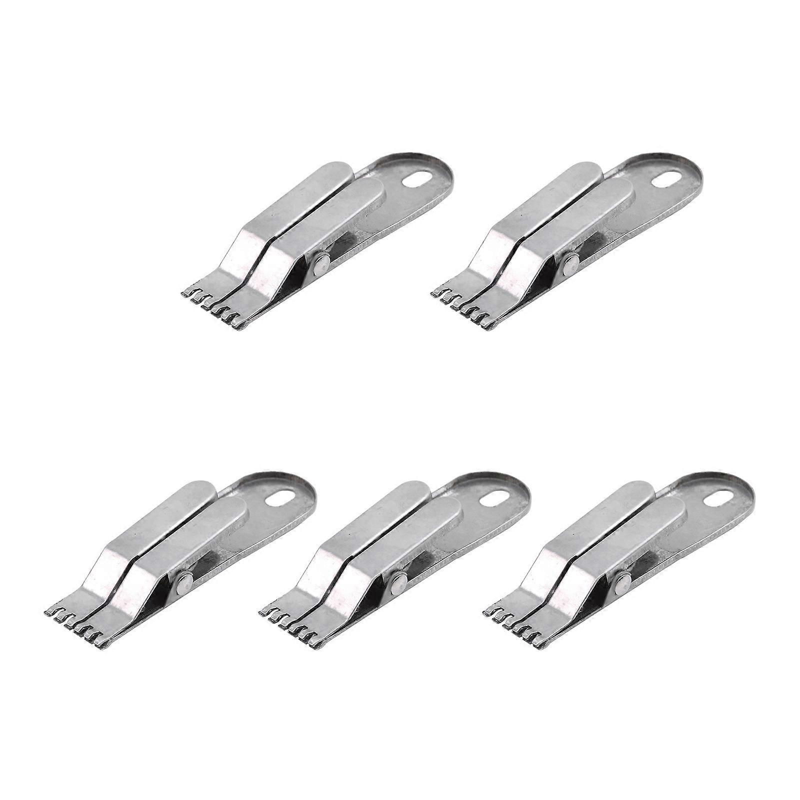 5x דיג תולעת אדמה רימות חיות קליפ נירוסטה כלי דיג