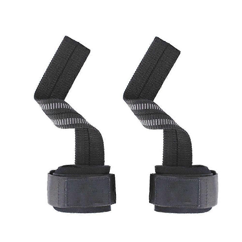 Weight Lifting with Wrist Protector Double Sided Grip Adjustable Gym Straps for Deadlifts Rows Pull Ups