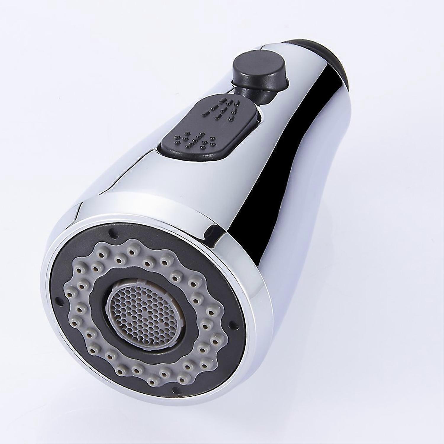 Faucet Spayer Head G1/2 Pull Out 3-Function Silver 5x5x10.5cm