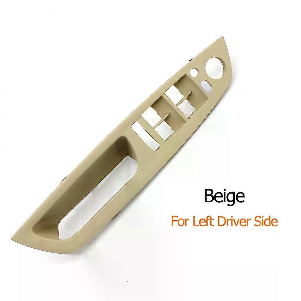 Interior Front Rear Left Right Door Handle Inside Cover Panel Trim Replacement compatible for   X5 X6 E70 E71 E72 2007-2013