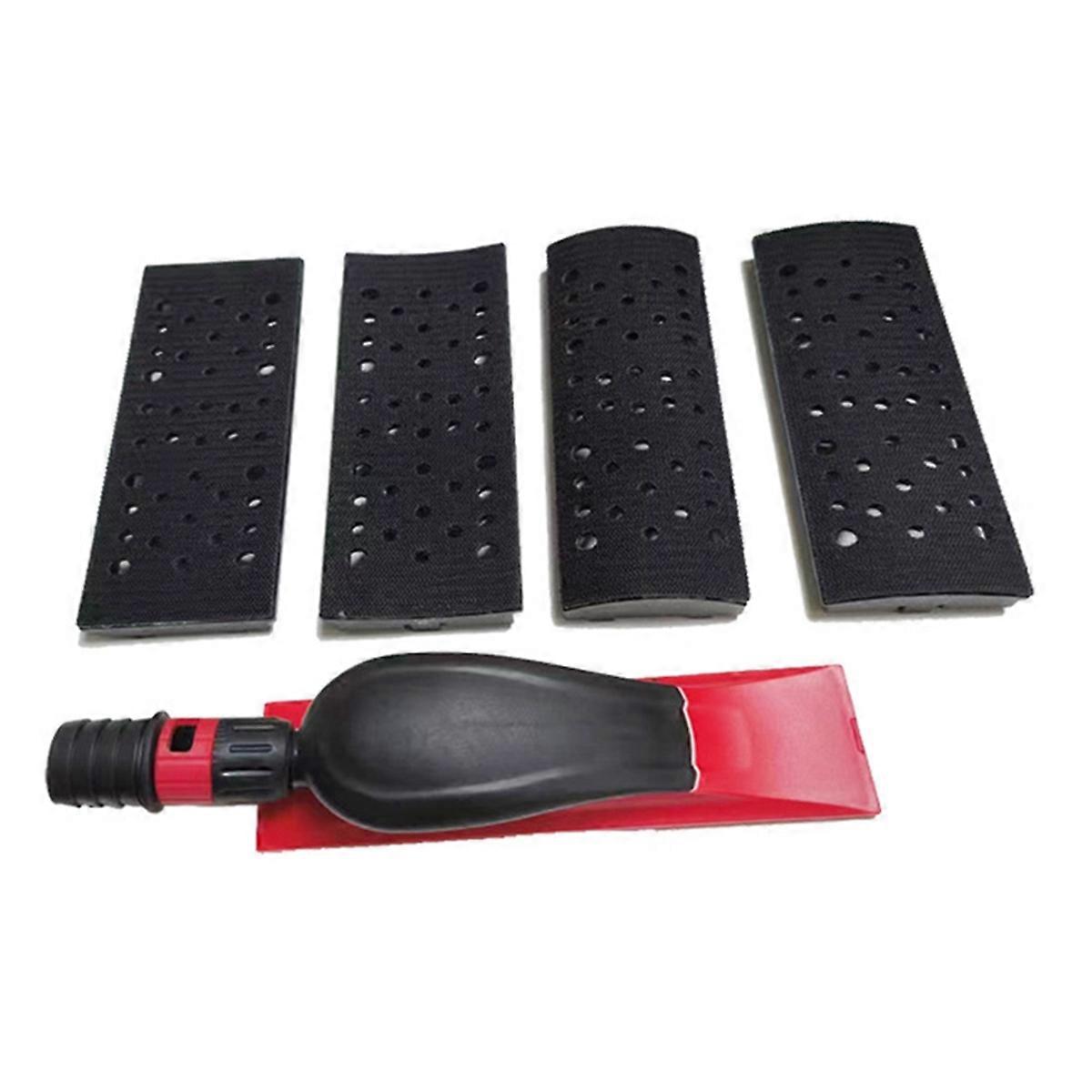 Vacuum Sanding Block Set,Vacuuming Sanding Disc Holder Sandpaper