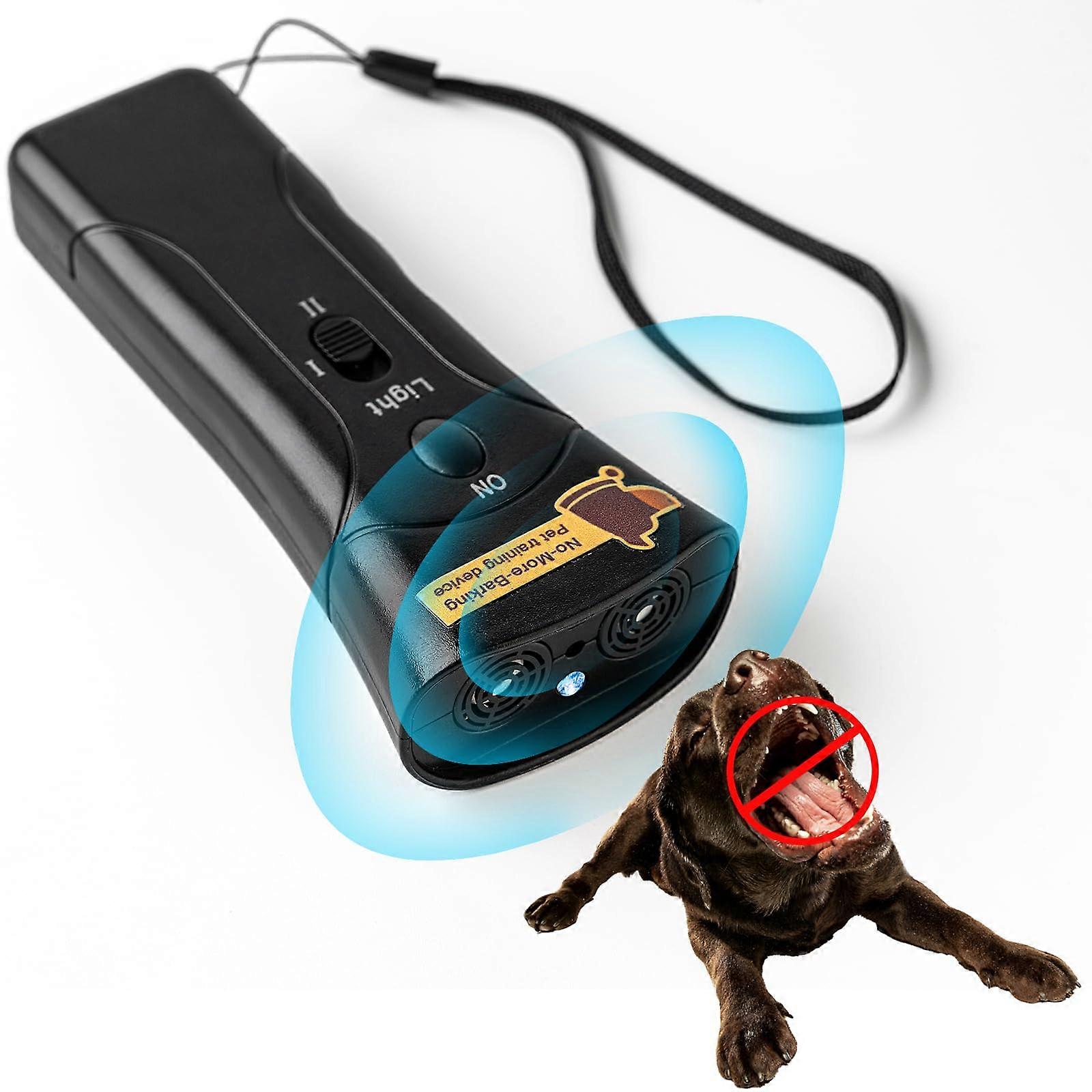 Dog Bark Deterrent Device, Ultrasonic Anti Barking Trainer for Small to Large Dogs, Adjustable Sensitivity, Compact Design