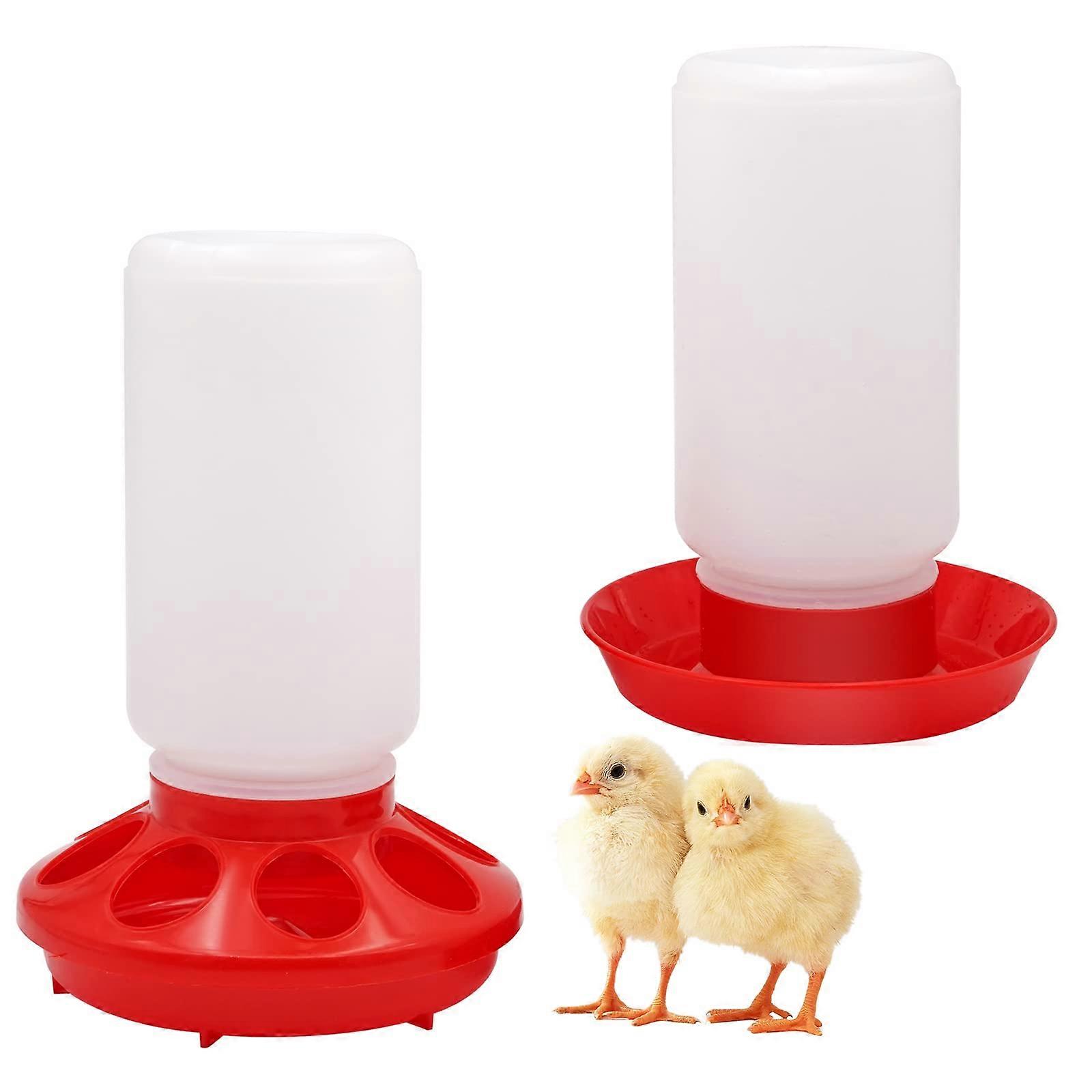 Automatic Chicken Feeder and Waterer Set for Chicken Coop