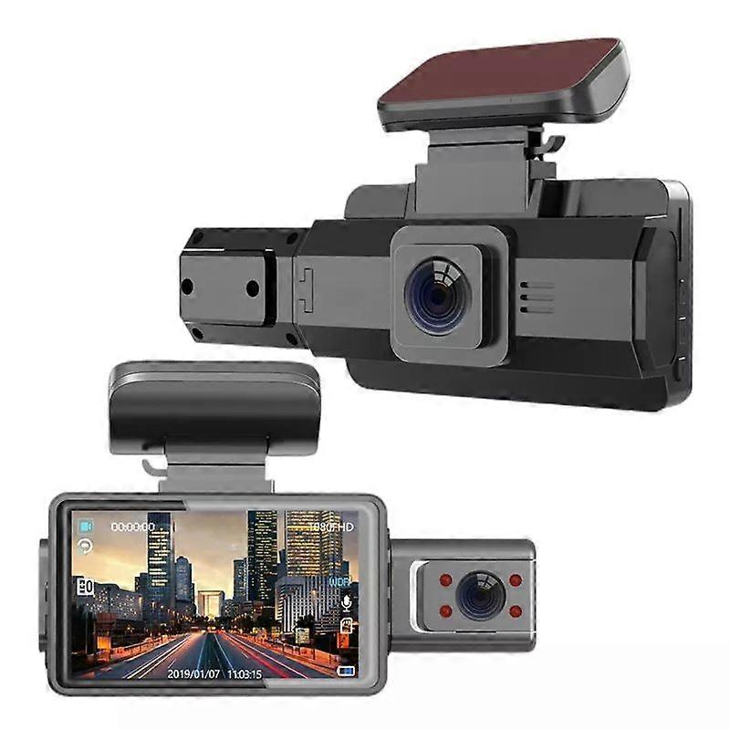 Front and Inner Dual Camera Car Driving Recorder