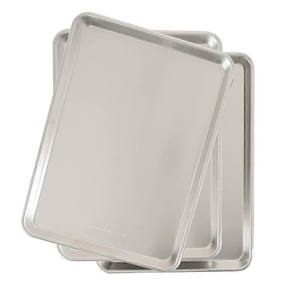 3 Pack Baker's Half Sheet Baking Pan Cooking for and Roasting Half Sheet Size