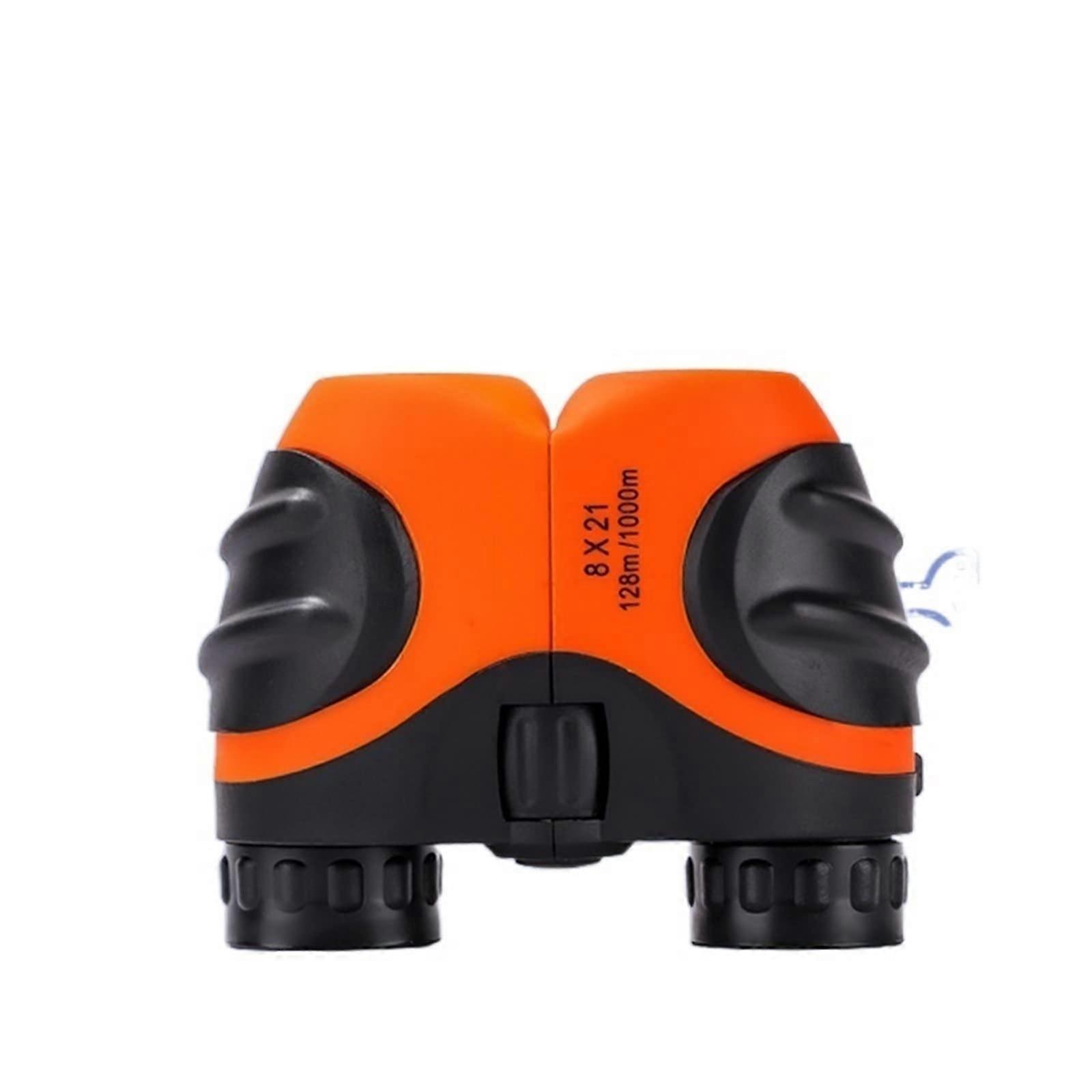 Professional Mini Pocket Binoculars for Travel and Bird Watching, Compact Optics with Blue and Orange Color Options