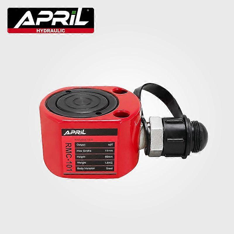 Super Thin Type Hydraulic Cylinder RMC-101 Hydraulic Lifting Jack Stroke of 11mm Output 10 Tons