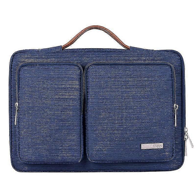 Canvasartisan K28-22 Splashproof Sleeve Bag For 13 Inch Laptops Portable Slim Case With 2 Pouches / Handle Strap Notebook Anti-scratch Carry Case