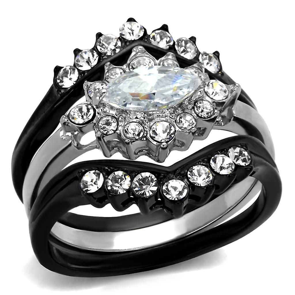 Stainless Steel Ring AAA GRD CZ Clear TK2188 for Women Style TK2188