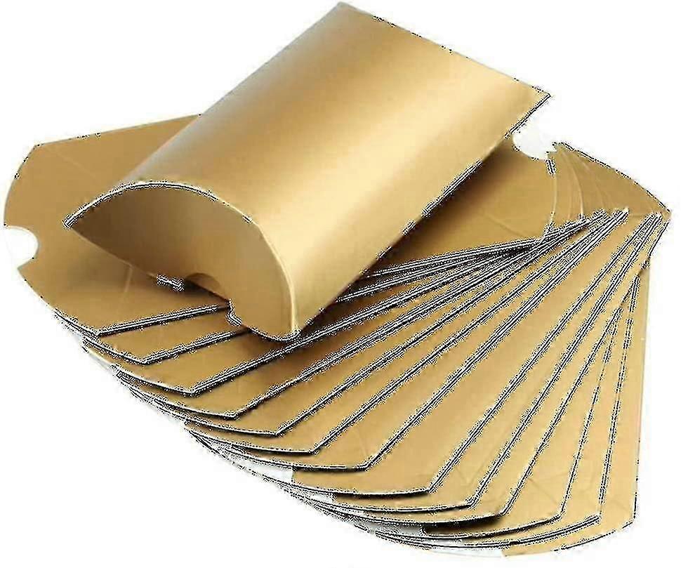 100 Pcs Wedding Creative Pillow Box, Candy Gift Box, Suitable For Wedd