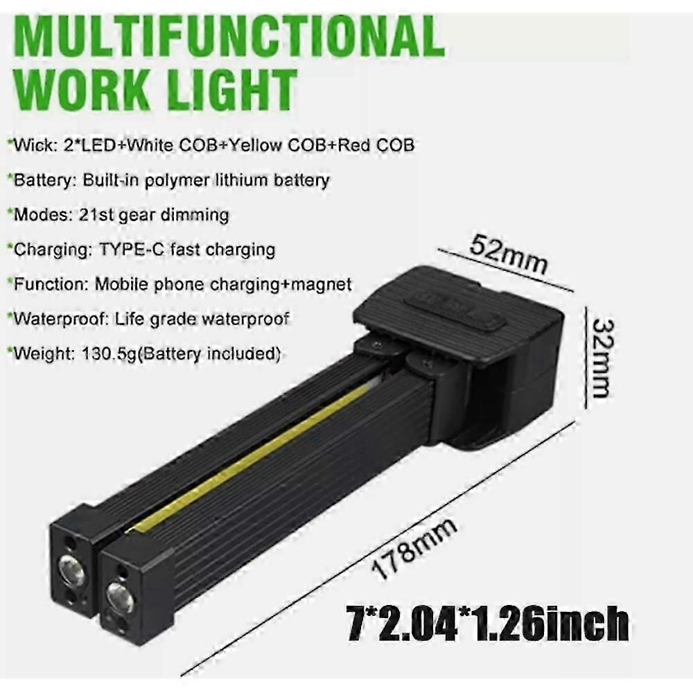 Lampada da palestra per posa Torcia LED magnetica con gancio sospeso