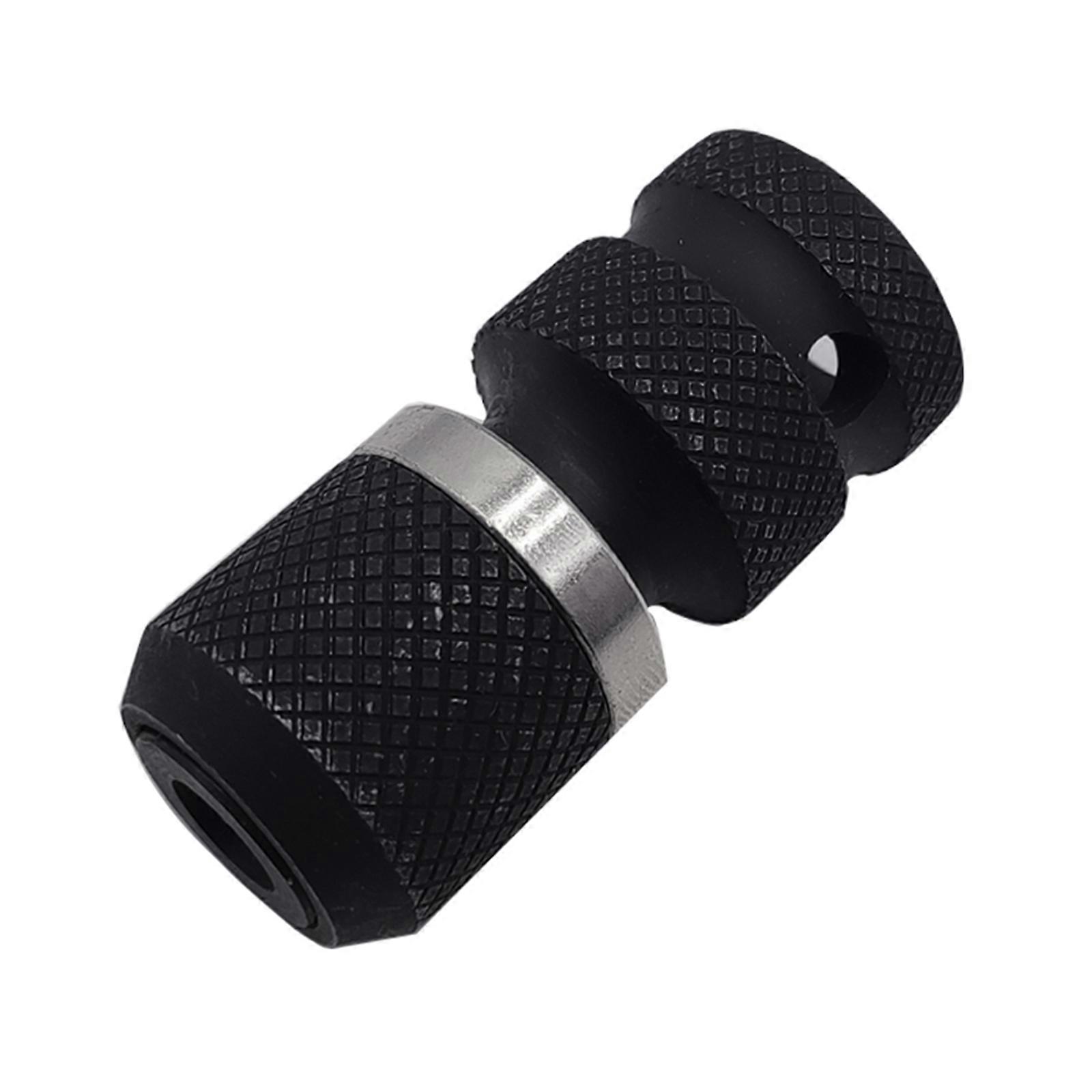 Quick Release 1/2-Inch Square Drive to 1/4-Inch Hex Female Socket Adapter Converter Chuck Adapter for Impact and Ratchet