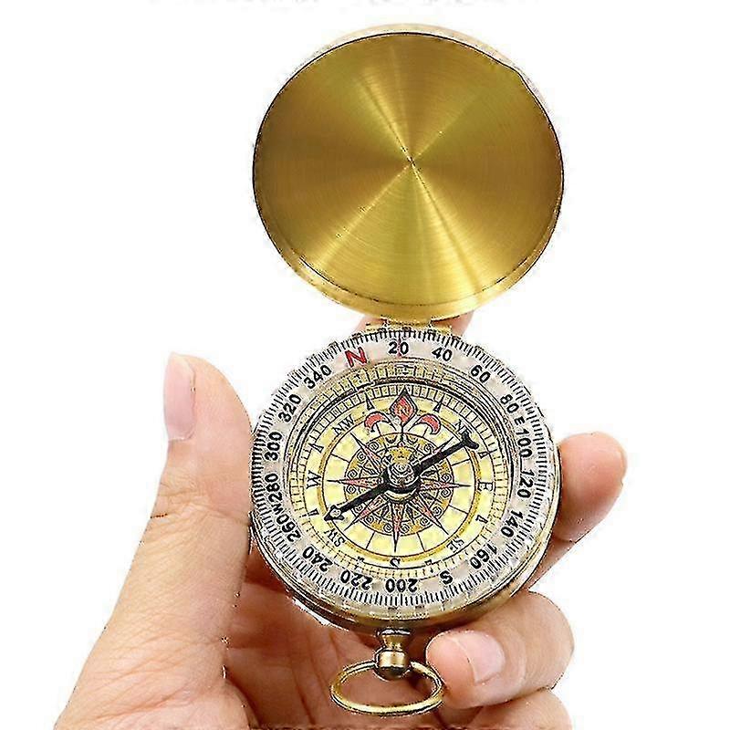 Ulkoilun metallikompassi valaisevalla SZRH:lla