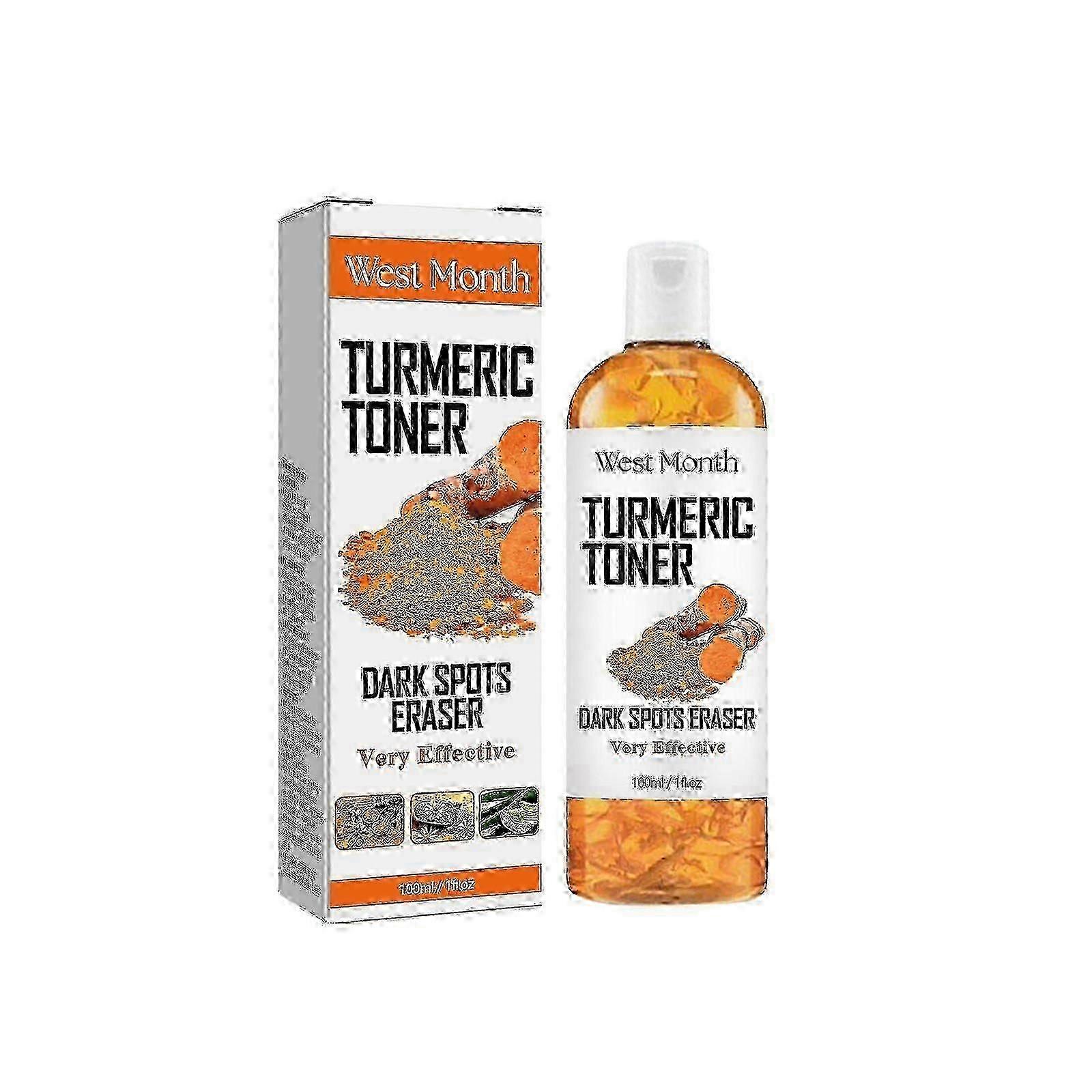 تونر الكركم ، تونر ترطيب عميق لبشرة الوجه ومرطب