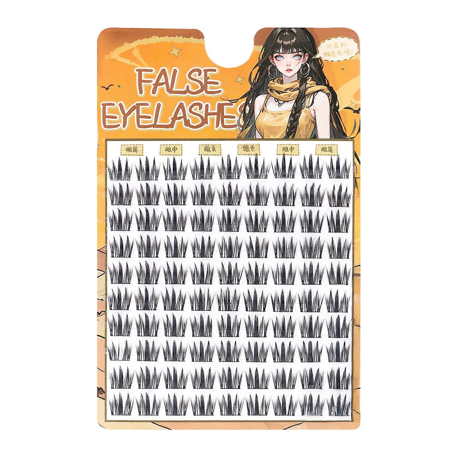 Fluffy Single Cluster False Eyelashes 3D DIY Wispy Fluffy Lash Extension