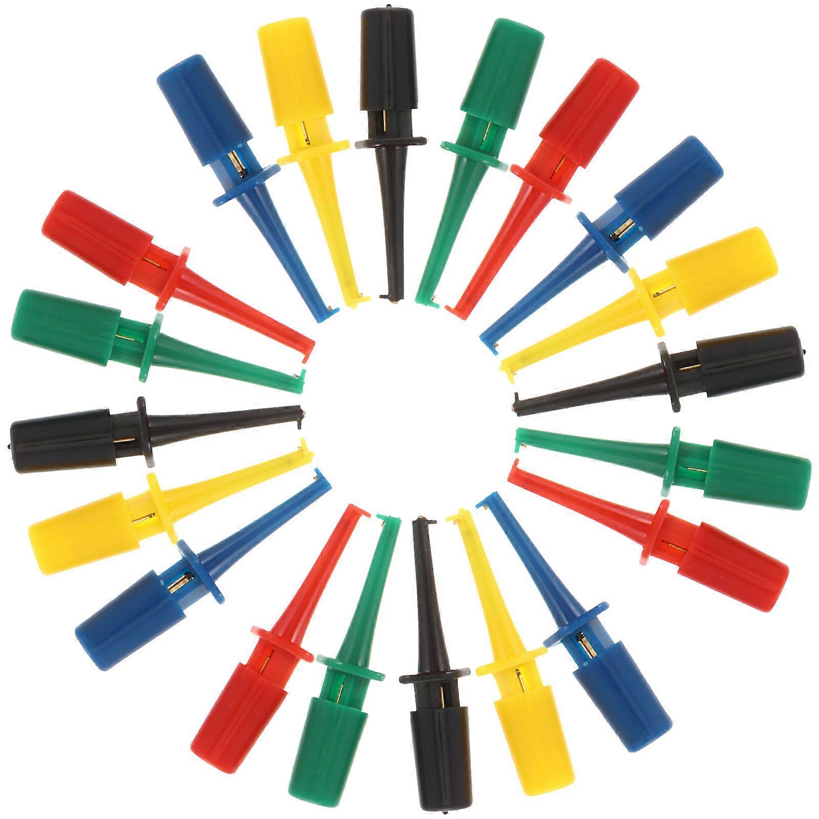 Electronic Test Hooks for Versatile Connectivity, Featuring Spring-action Mechanism