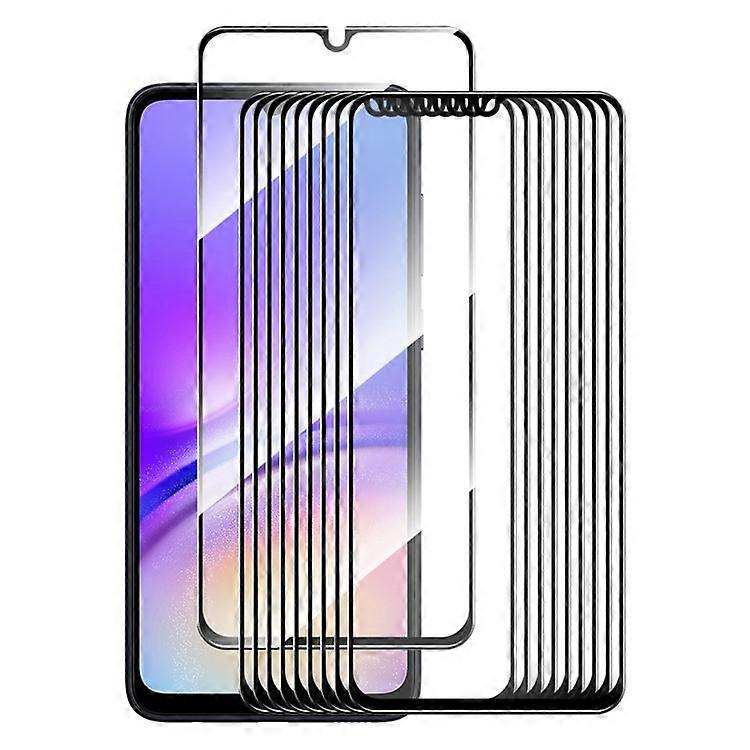 ENKAY HAT PRINCE 10個Samsung Galaxy A05 4Gシルク印刷0.26mm 9H 2.5D HDクリアフルスクリーンプロテクターに対応