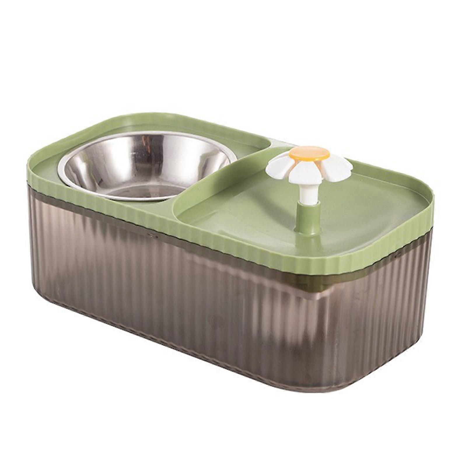 【アンデオンライン】Green Cat Auto Feeder & Water Dispenser - 大容量の水流設計