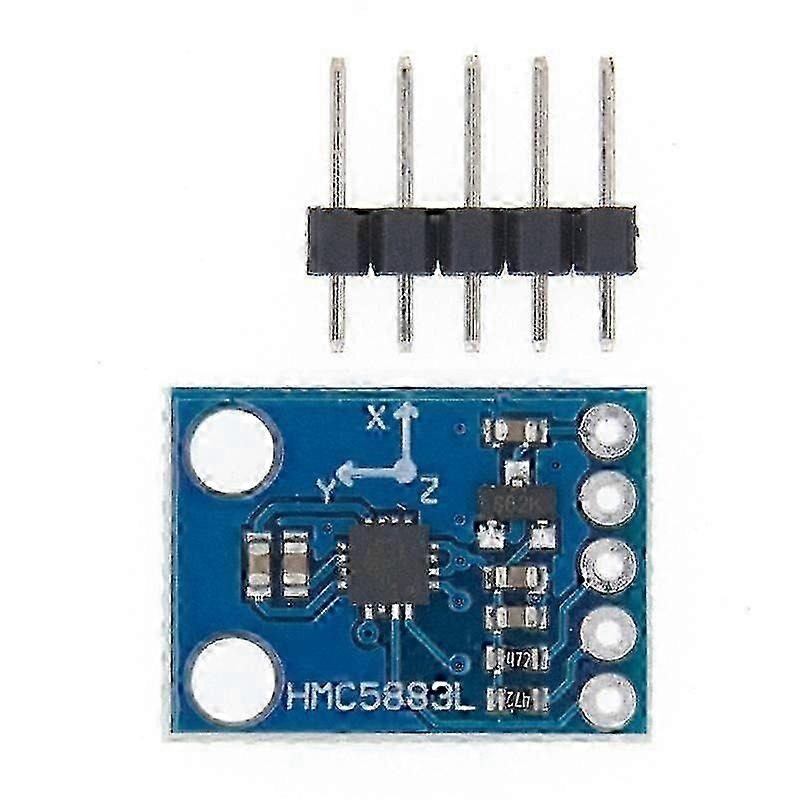 2pcs -273 3v-5v Hmc5883l Triple Axis Compass Magnetometer Sensor Module Three Axis Magnetic Field M