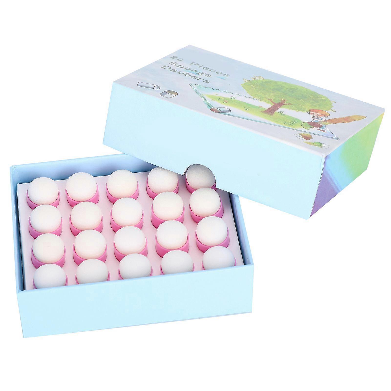 2025 Latest Model  20pcs Finger Sponge Daubers DIY Finger Painting Drawing