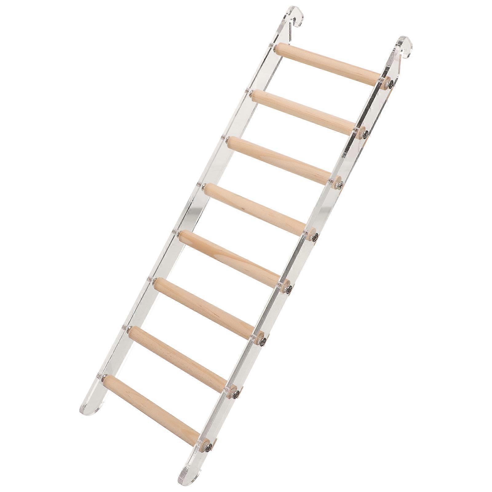 Cockatiel Bird Ladder, Parrot Staircase for Preening and Beak Maintenance