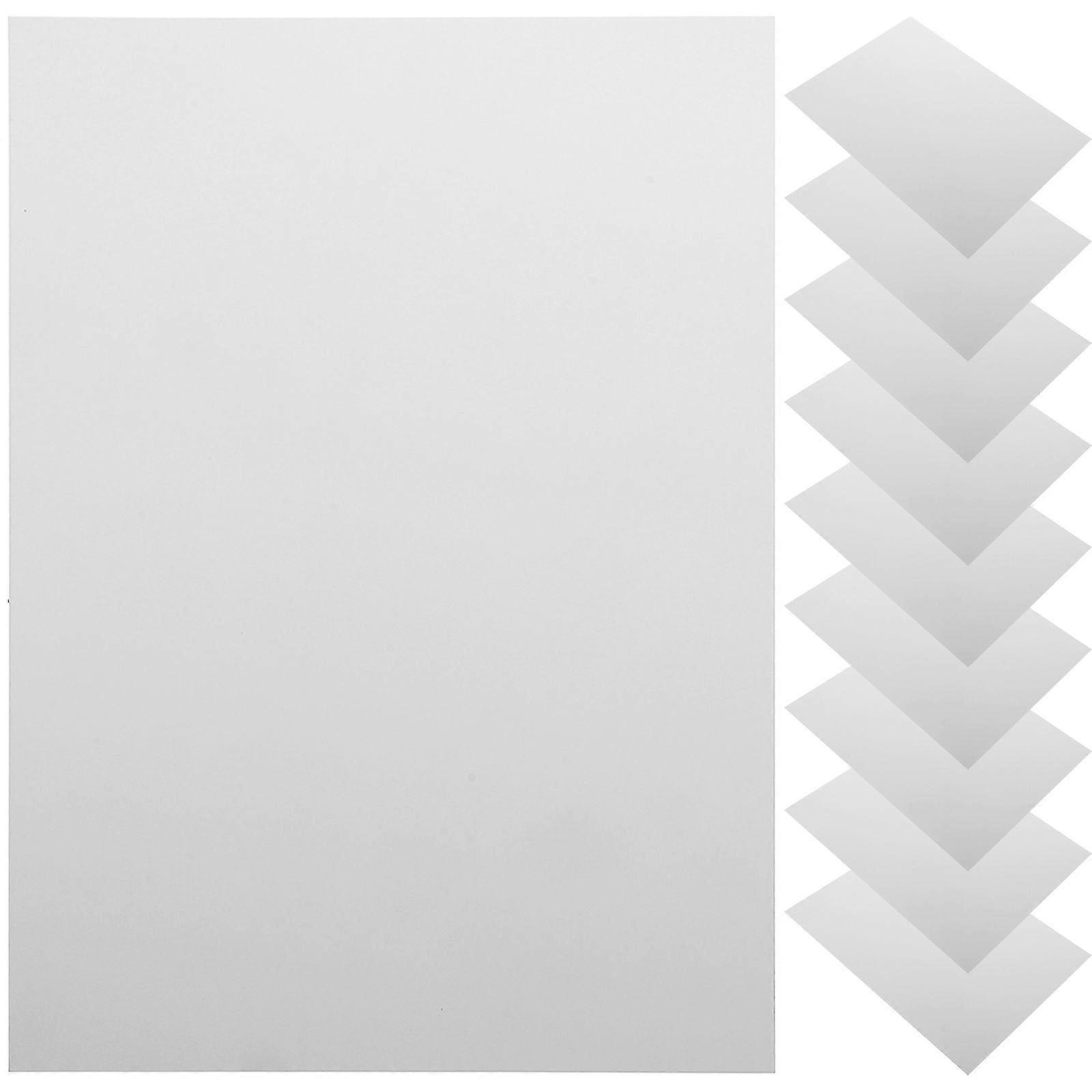 10pcs Hard Plastic Sheets Plastic Sheeting Thermoplastic Sheet for Projects Display Picture Frame