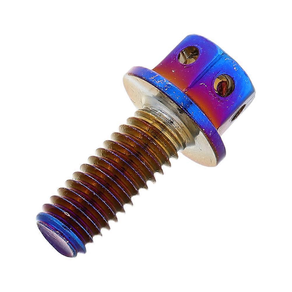 Security Bolts License Plate Fasteners Screw For Car Screws M6x12mm Vehicle Enhancement 1Set