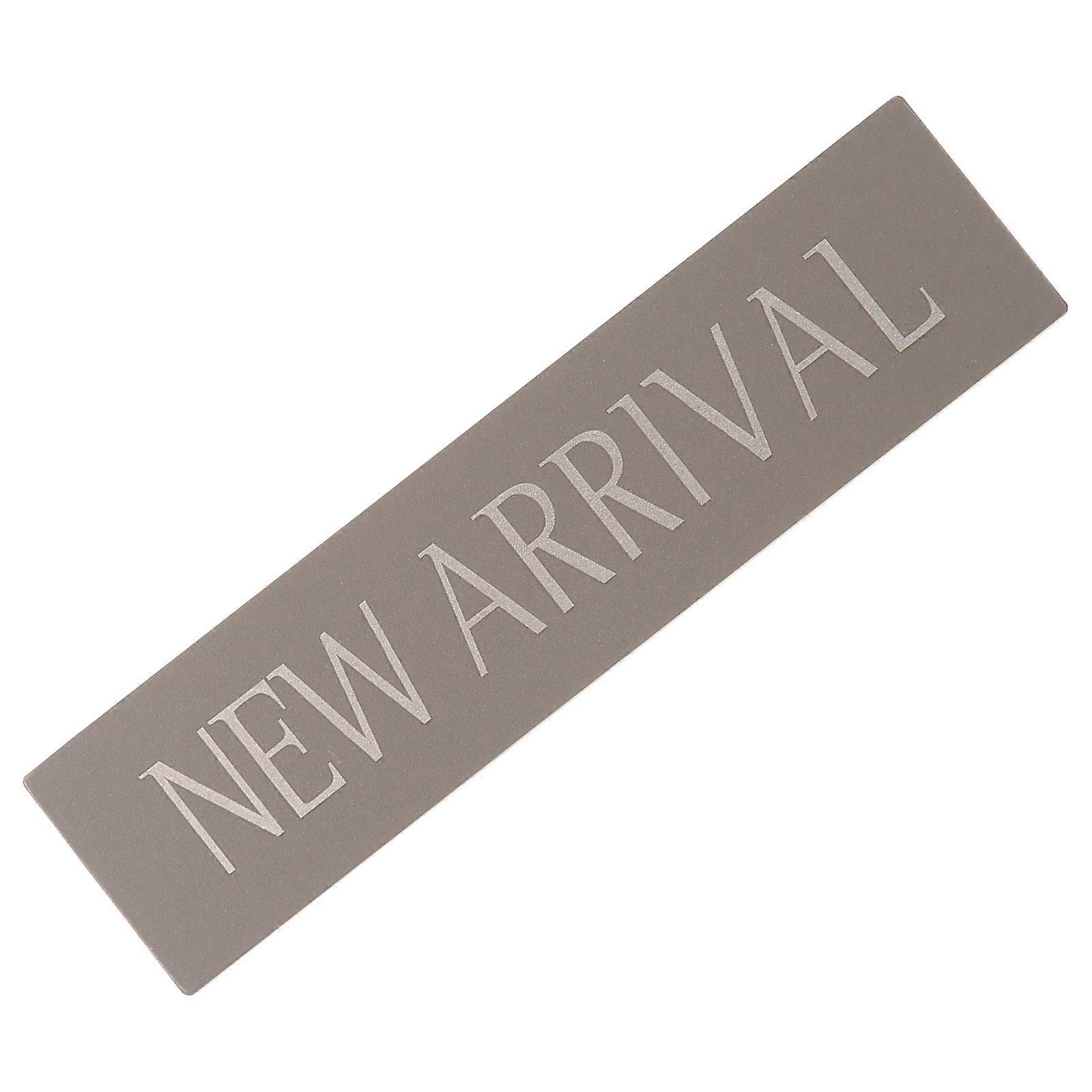 Signboard of Metal Arrival Metal Display Signs Business Owners Retail Store Display 12.00X3.00X1.70CM 1Set