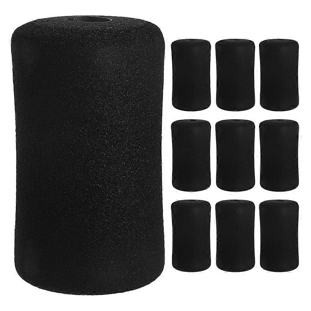 Exercise Machine Round Pads Abdominal Muscle Training Comfortable Foam Cover For Gym Workout 10Pcs